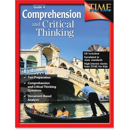 Shell Education Teacher Created Materials Comprehension And Critical Thinking Book, w/CD, Grade 4 SHL50244